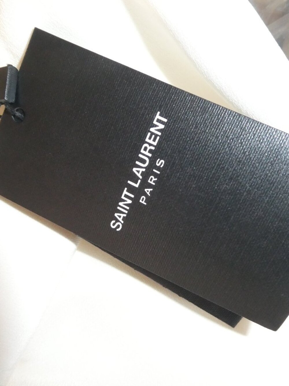 Saint Laurent Paris Silk Authentic White dress shirt/blouse Size -F40 Italy - Picture 9 of 9